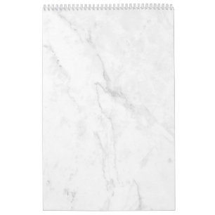 Weißer Marmor Kalender