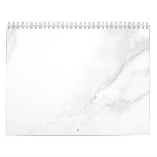 Weißer Marmor Kalender