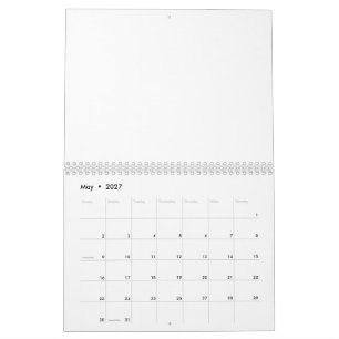 Weißer Marmor Kalender