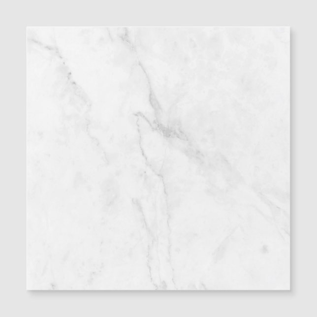  Weißer Marmor Magnetkarte (Vorderseite)