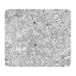 Weißer Marmor Moderner Naturstein Schneidebrett