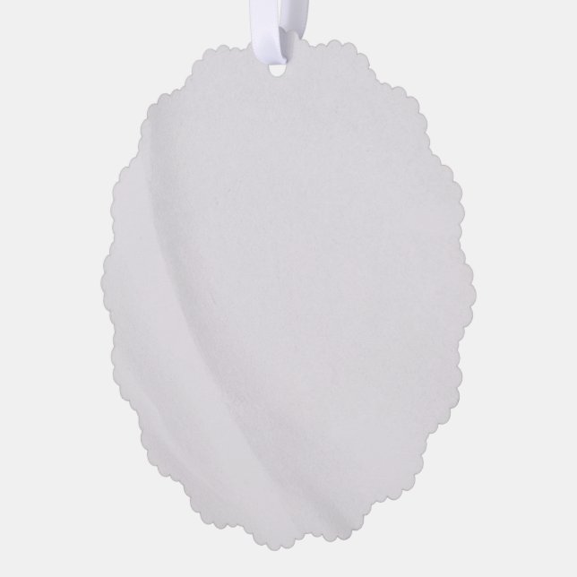 Weißer Marmor Ornament Karte (Links)