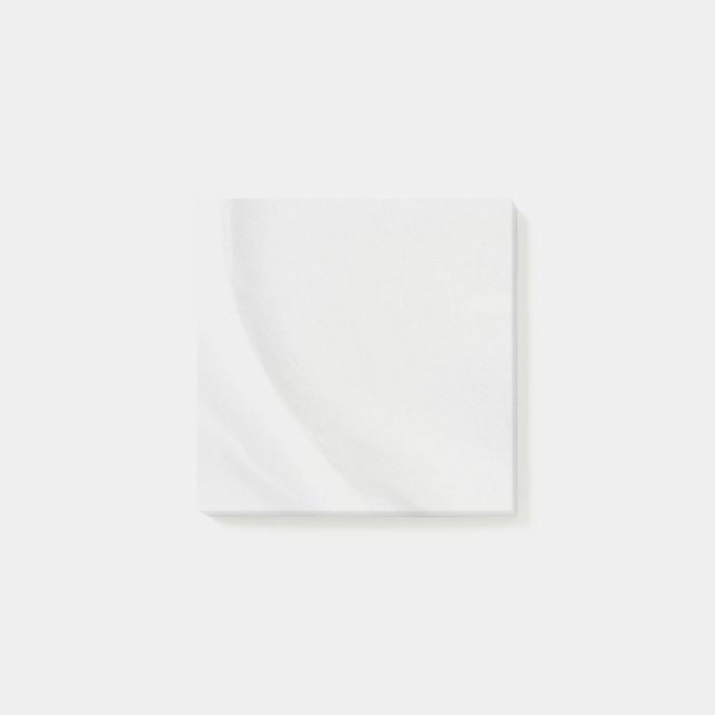Weißer Marmor Post-it Klebezettel (Vorderseite)