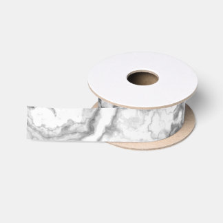 Weißer Marmor Satinband
