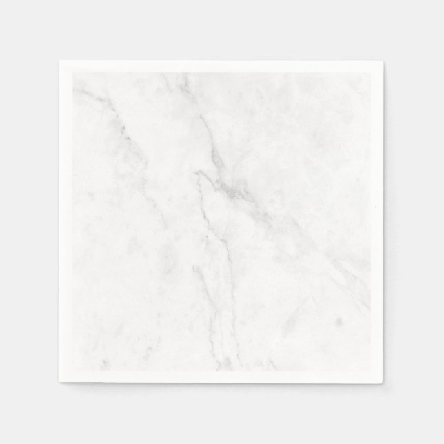 Weißer Marmor Serviette (Vorderseite)