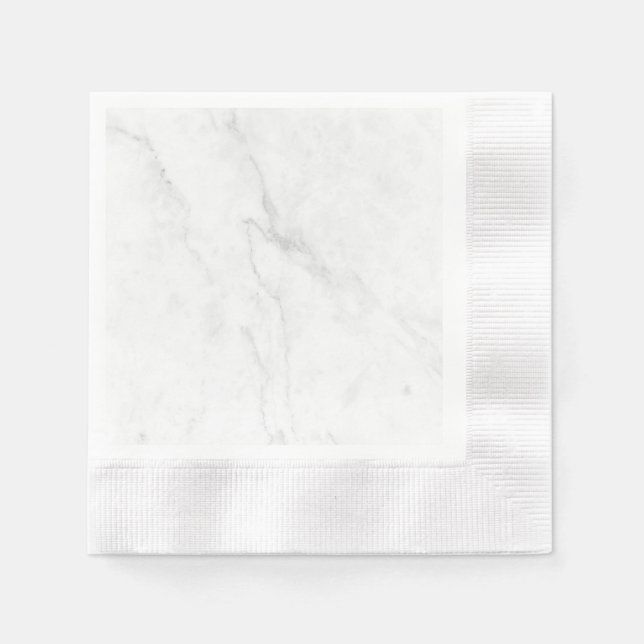  Weißer Marmor Serviette (Vorderseite)