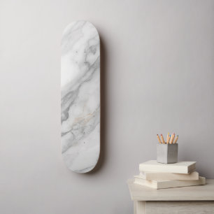 Weißer Marmor Skateboard