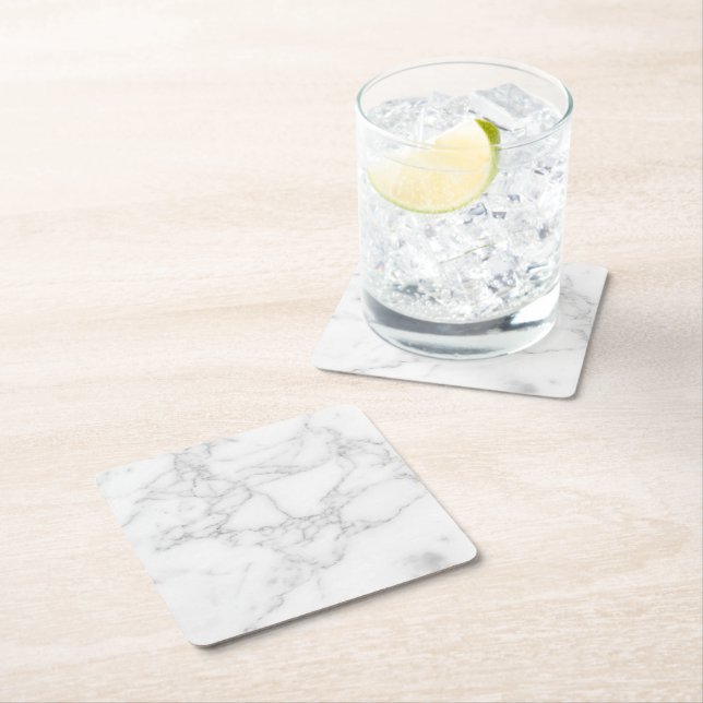 Weißer Marmor Untersetzer (Vor Ort)