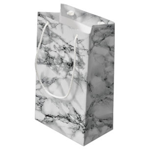 Weißer Marmorstein - Geschenktasche Modernes Desig Kleine Geschenktüte