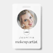 Weißer Minimaler Einfacher Eleganter Foto-Makeup-A