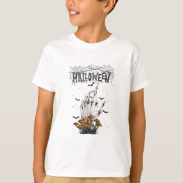 Weißer, moderner Halloween-T - Shirt mit eigener M