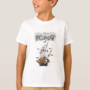Weißer, moderner Halloween-T - Shirt mit eigener M