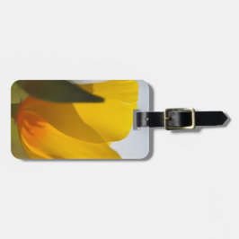 Weißer Mohn Gepäckanhänger