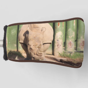 Weißer Nashorn Golf Headcover