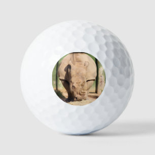 Weißer Nashorn Golfball