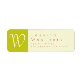 Weißer Nektar, Sandorange und Limone Rücksendeadre