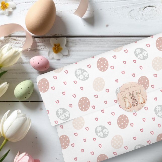 Weißer Ostern Seidenpapier (Delicate Spring White Easter Tissue Paper)