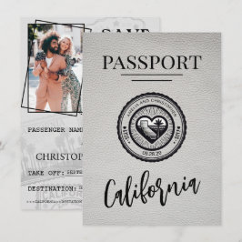 Weißer Pass für Kalifornien Save the Date