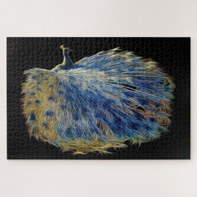 Weißer Pfau (Horizontal)