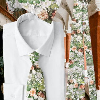 Weißer Pfirsich, Eukalyptus Rosa Rose Krawatte