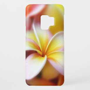 Weißer Plumeriafrangipani-Hawaii-Blumen-Hawaiianer Case-Mate Samsung Galaxy S9 Hülle