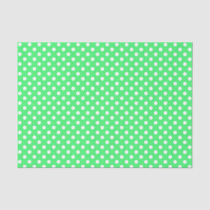 Weißer Polka-Dot zum Thema "Licht" Seidenpapier