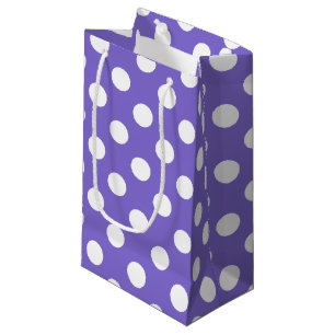 Weißer Polka-Pfoten Kleine Geschenktüte