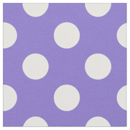 Weißer Polka-Pfoten Stoff