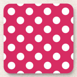 Weißer Polka-Punkte auf Cerealien Untersetzer