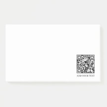 Weißer QR | Moderner minimalistischer benutzerdefi