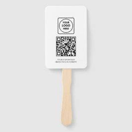 Weißer QR | Professionelles Business-Logo-Design Fächer