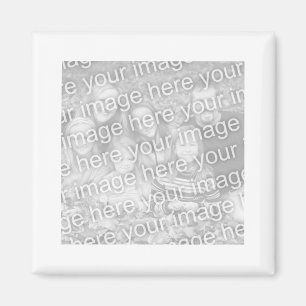 Weißer Rahmen-Foto-Magnet Magnet