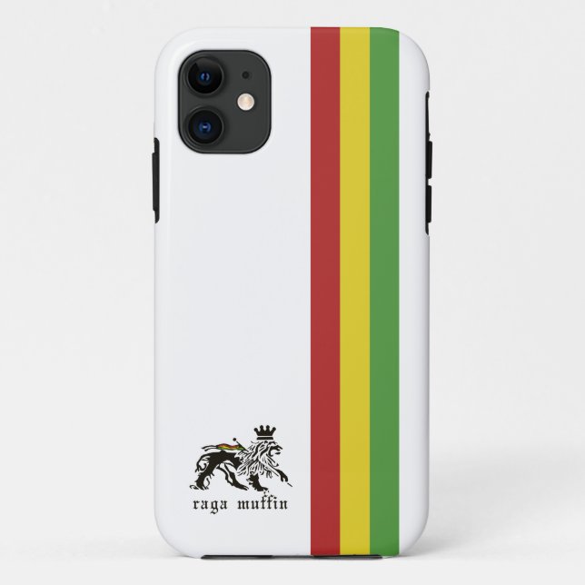 Weißer Rasta Streifen Iphone 5 Kasten Case-Mate iPhone Hülle (Rückseite)