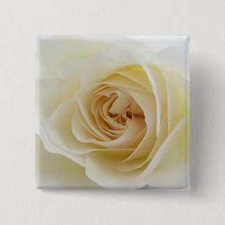 Weißer Rosen-Quadrat-Knopf 001 Button