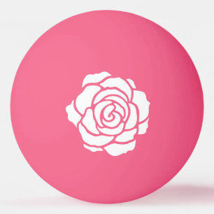 Weißer RosePing Pong Ball Tischtennisball