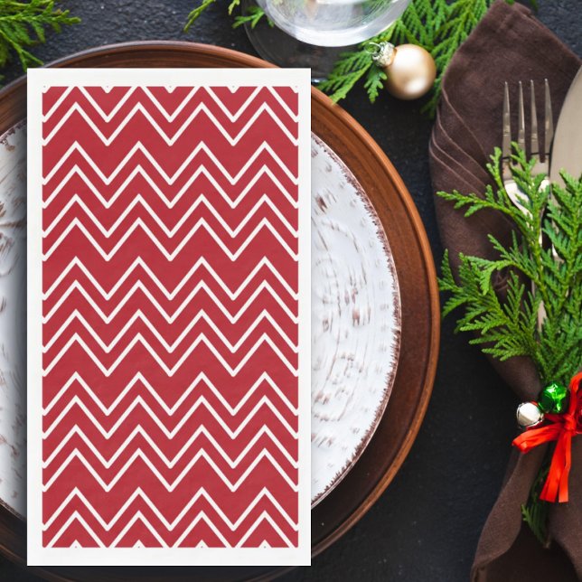 Weißer Roter Winter Serviette (Von Creator hochgeladen)