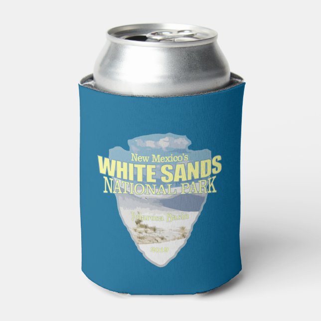 Weißer Sand NP (Pfeilspitzen) Dosenkühler (Kanne Vorderseite)