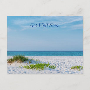 Weißer Sandstrand Florida Küstenlinie Gute Besseru Postkarte