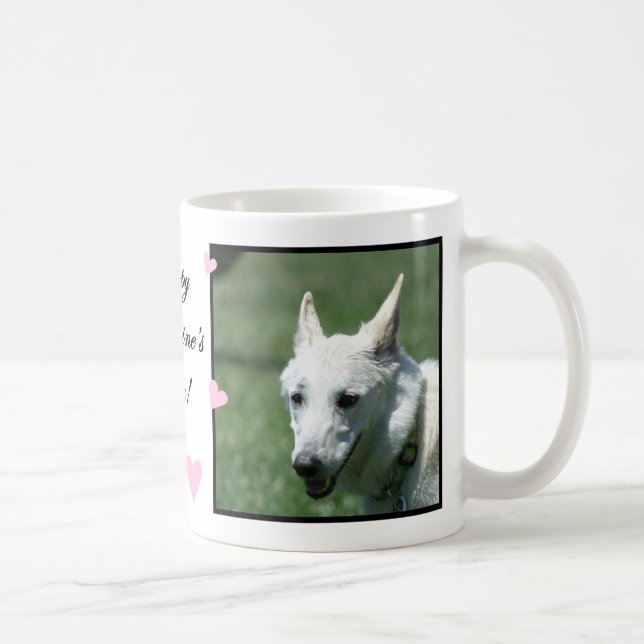 Weißer Schäferhund Kaffeetasse (Rechts)