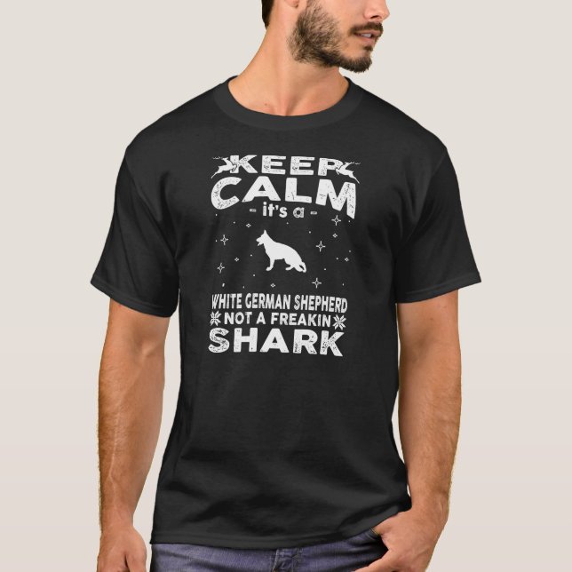 Weißer Schäferhund T-Shirt (Vorderseite)