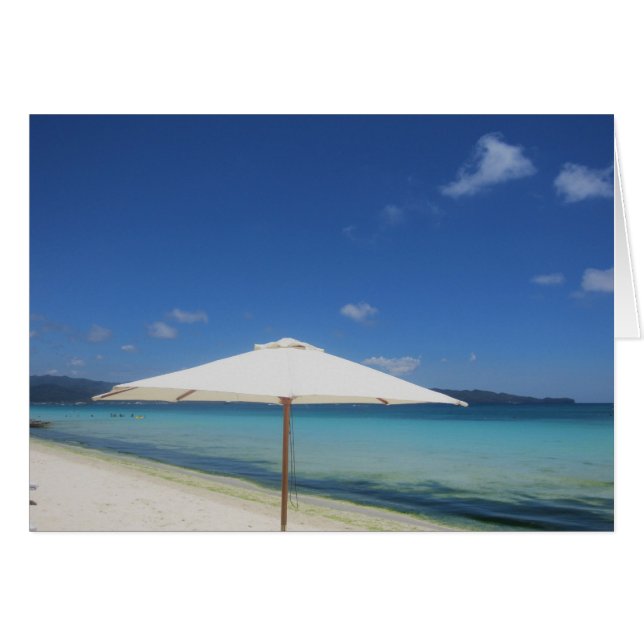 weißer Schirm (Vorderseite (Horizontal))