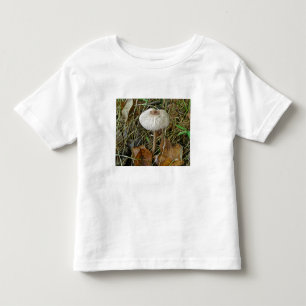 Weißer Schirmpilz-Koordinator Kleinkind T-shirt