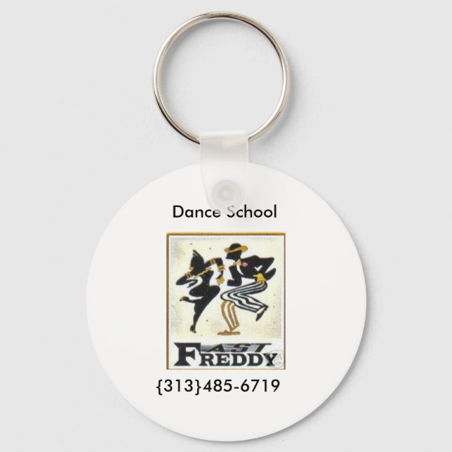 Weißer Schlüsselanhänger (Vorderseite)