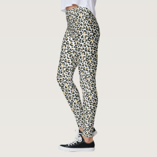 Weißer Schneeleopard Leggings