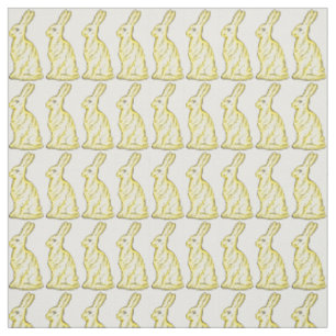 Weißer Schokolade Bunny Rabbits Osterkandy Frühlin Stoff