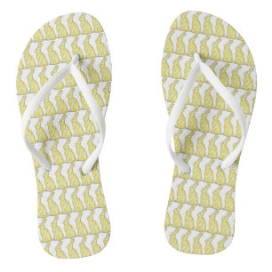 Weißer Schokolade Ostern Bunny Rabbit Candy Flip Flops