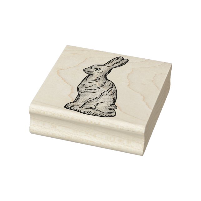 Weißer Schokolade Ostern Bunny Rabbit Molded Candy Gummistempel (Stempel)