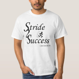 Weißer Schritt zum Erfolg T-Shirt