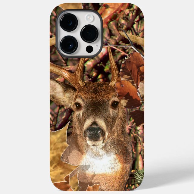 Weißer Schwanz Hirschkopf Energie auf einem Case-Mate iPhone 14 Pro Max Hülle (Rückseite)