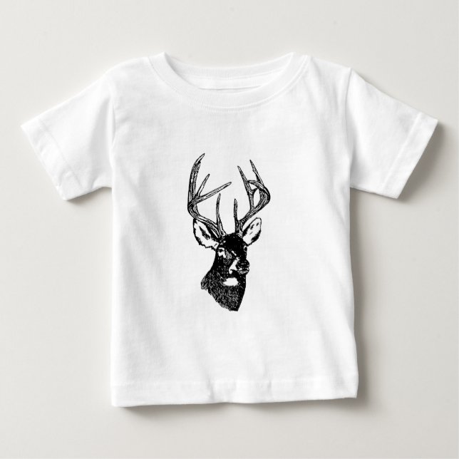 Weißer Schwanz-Rotwild-Trophäe-Dollar Baby T-shirt (Vorderseite)
